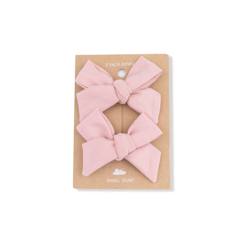 Clip Bows - Mellow Rose