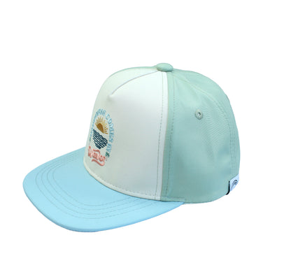 Happiness Comes In Waves Kids Snapback Hat