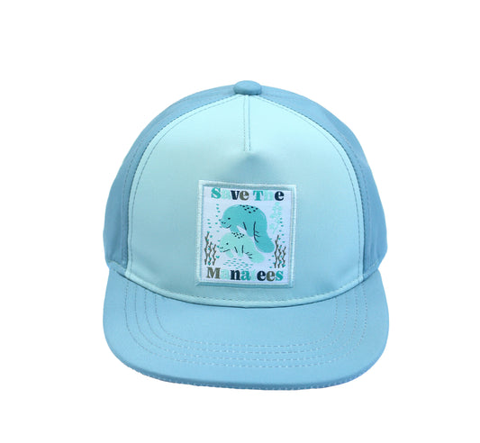 Save the Manatees Kids Snapback Hat