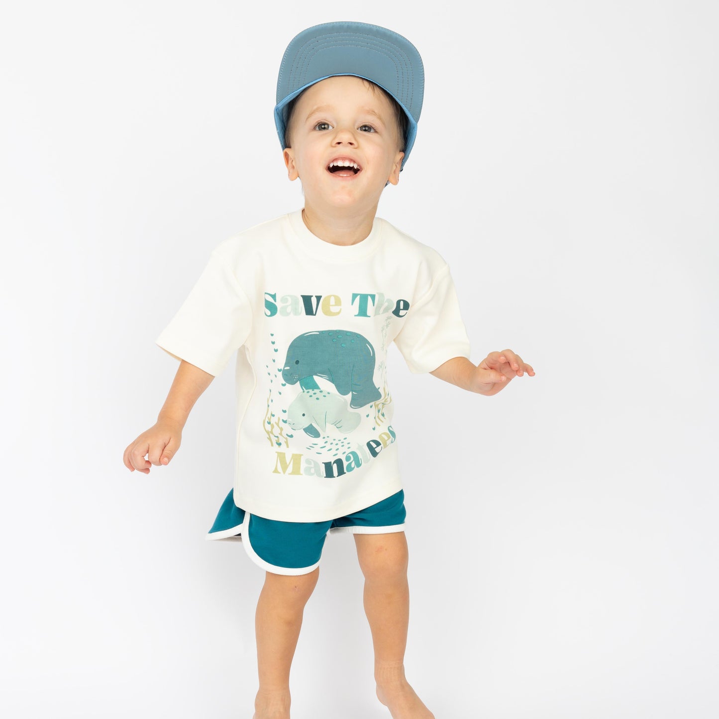 Save the Manatees Cotton Kids Shirt