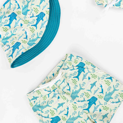 Shark Friends Kids Reversible Bucket Hat