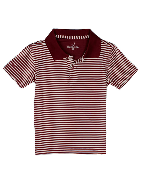 Boys Dallas Polo - Maroon