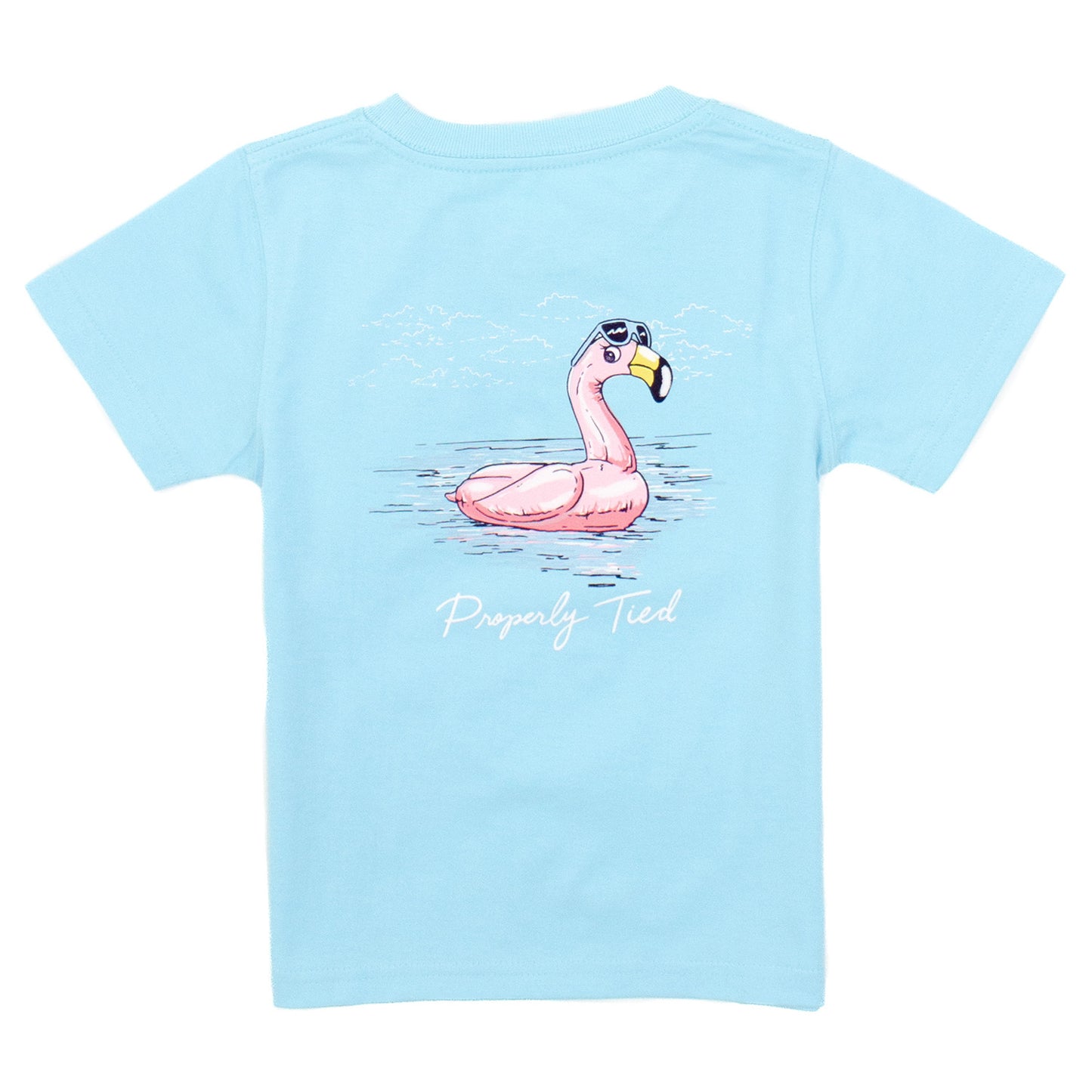 Girls Flamingo Float Tee Shirt