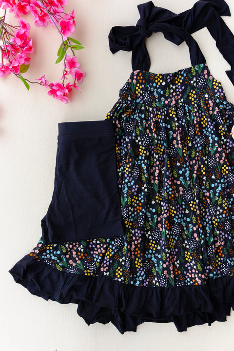 Bella Dress - Black Hyacinth