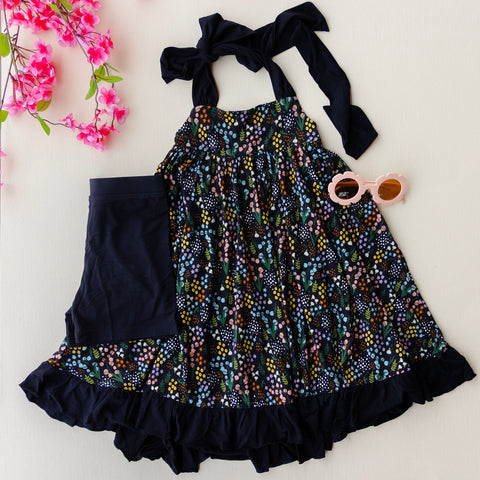 Bella Dress - Black Hyacinth