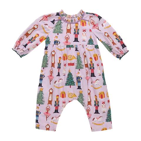 Baby Girls Charlie Jumper - Lavender Nutcracker