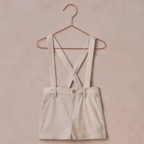 Suspender Shorts | Linen