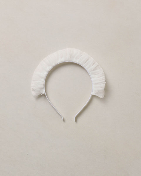 Ruffle Headband | Ivory
