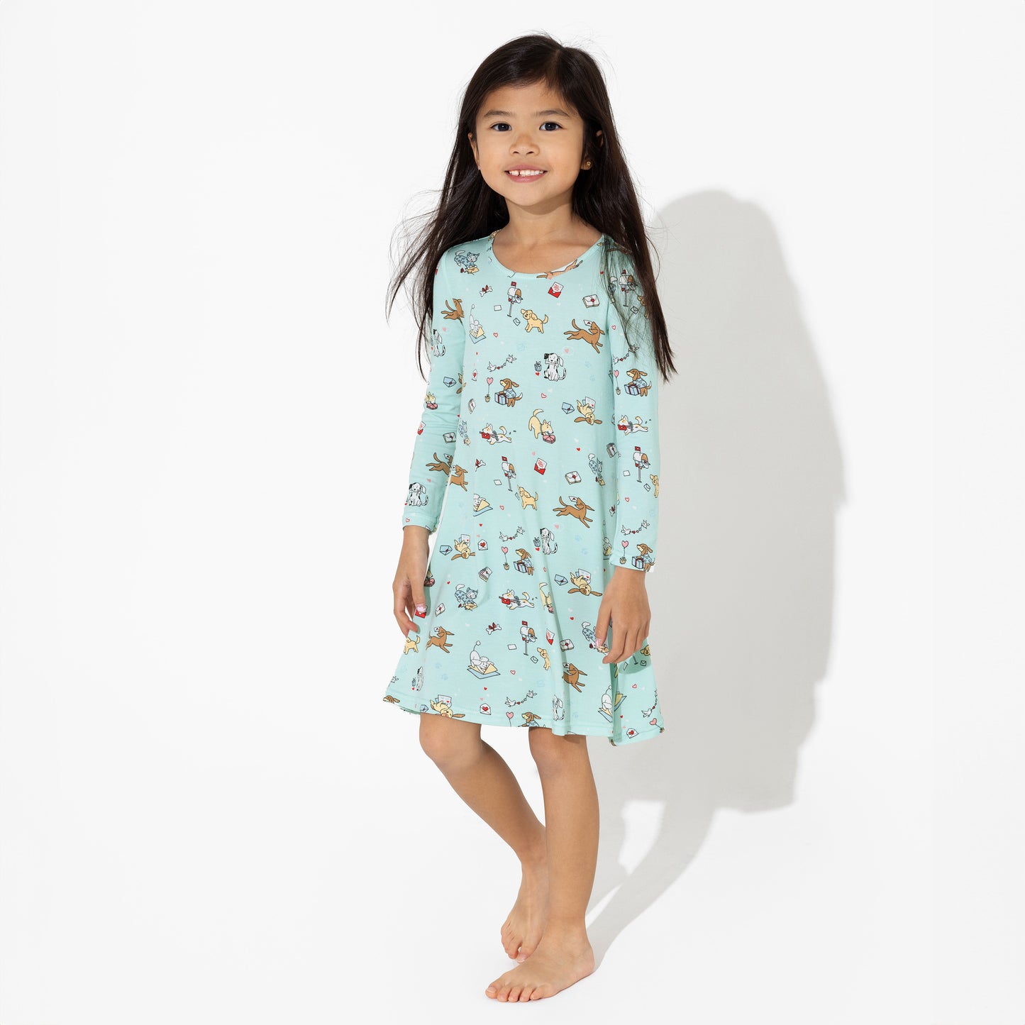 Puppy Love Girls Bamboo Dress