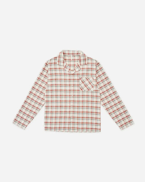 Men's Pajama Top | Holiday Flannel