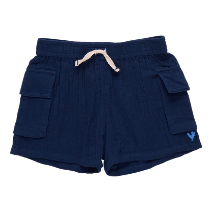 Baby Boys Pull On Short - Navy