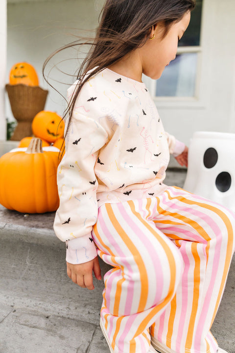 PRE SALE: Pink/Orange Stripe Sweatpants