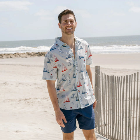 Mens Jack Shirt - Nautical Adventure