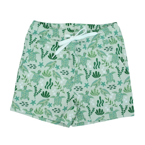 Sea Turtles Boys Swim Trunks