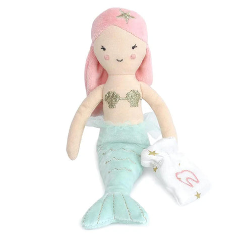 Mermaid Tooth Fairy Doll with Pouch