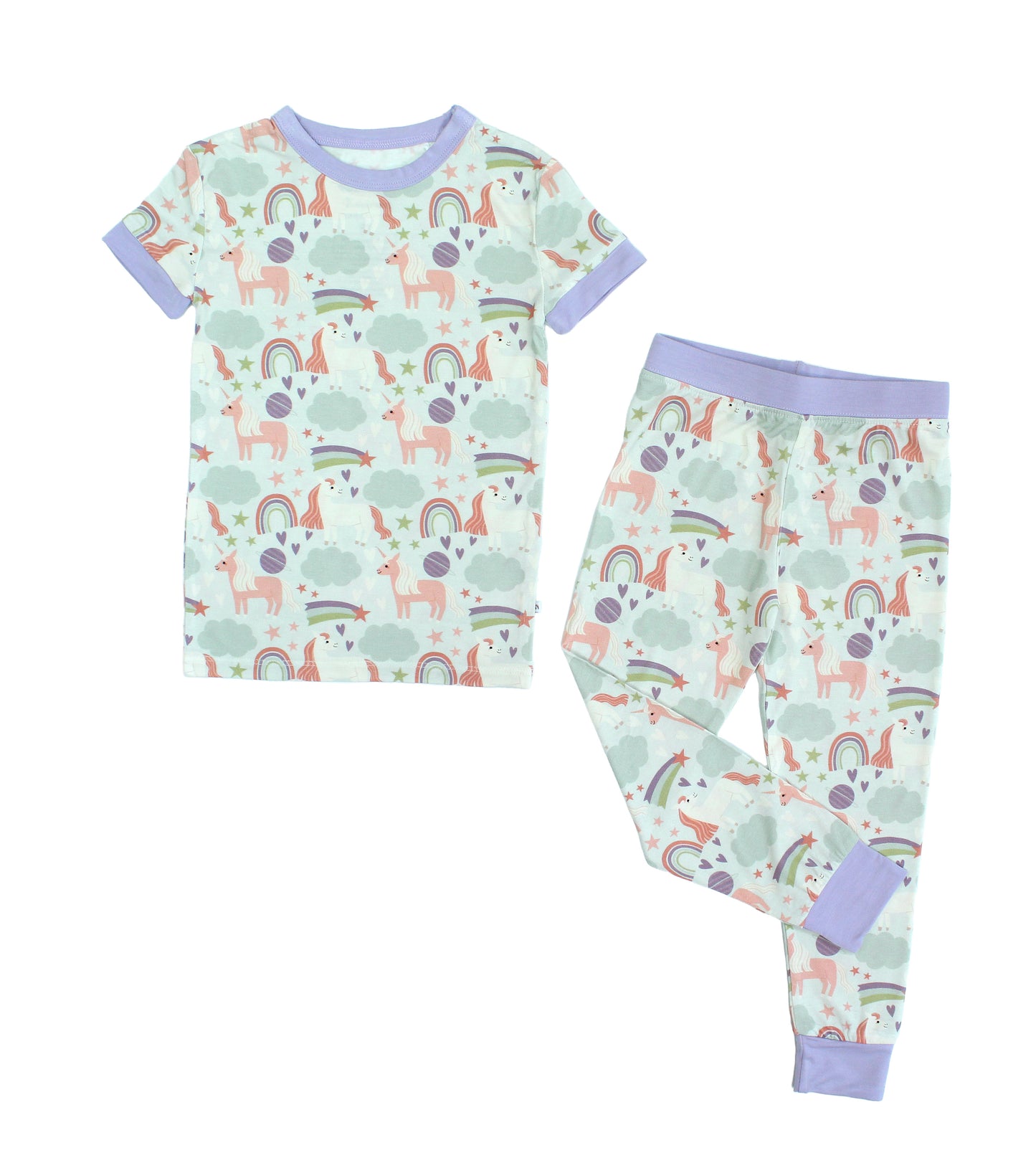 Unicorns Kids Bamboo Pajama Set