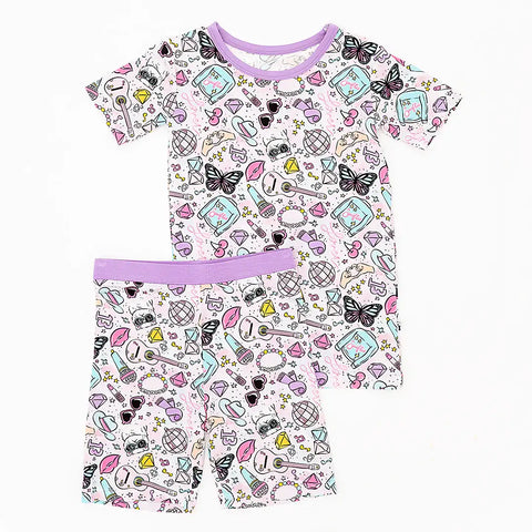 Look What You Made Me Snooze Kids Pajama Shorts Set