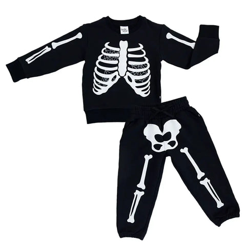 Bones Glow In The Dark Jogger Set