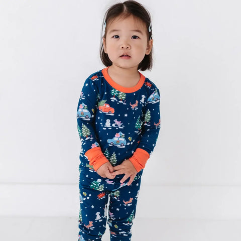 Snow Scenes Kids Pajama