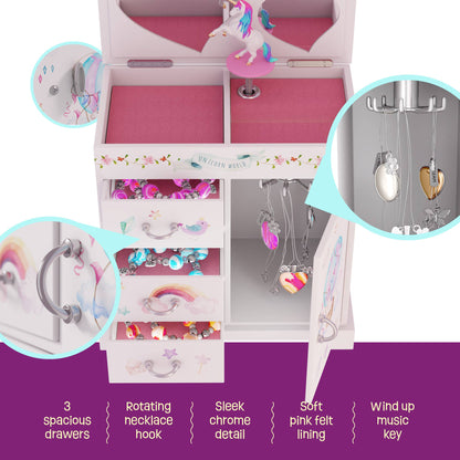 Unicorn Musical Jewelry Box