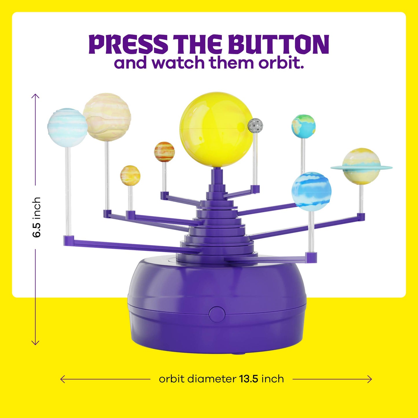 360° Orbiting Solar System Model Kit