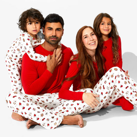Girls' Long Sleeve Bamboo Dress/Nightgown - Berry Red