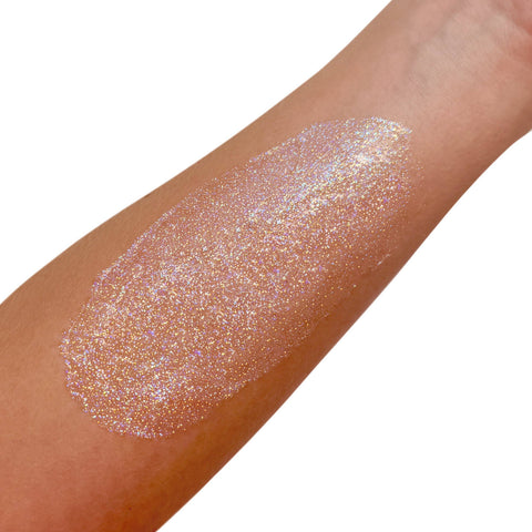 Super Sparkly Hair & Body Fine Glitter Gel - White