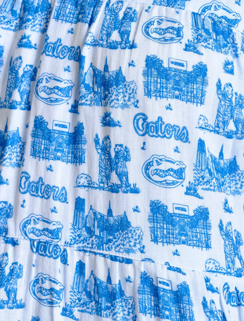 UF Toile Puff Sleeve Bubble Onesie