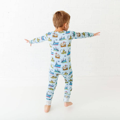 Ship Convertible Footie Pajamas
