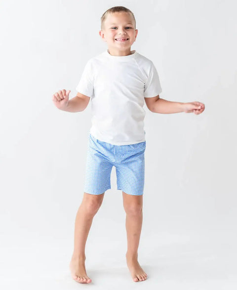 Short Sleeve Rash Guard - White