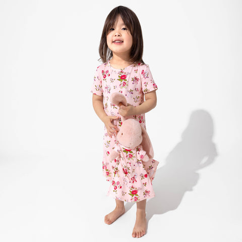 Bamboo Short Sleeve Dress - Bows & Blooms