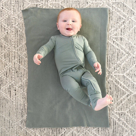 Eucalyptus Zip Bamboo Pajamas