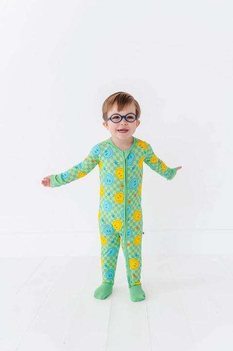 Electric Smiles Convertible Footies