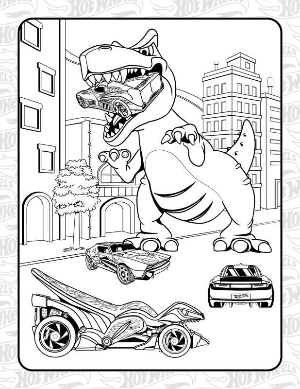 Hot Wheels: Giant Coloring Book