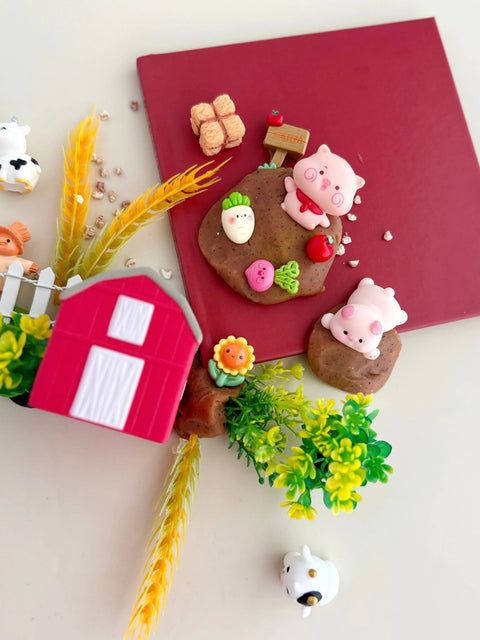 Farm KidDough Play Kit | Green Apple Scented
