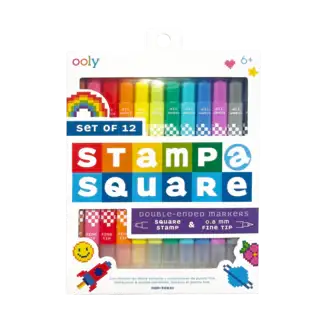 Stamp-A-Square Markers (Set of 12)
