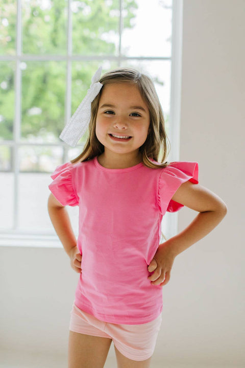 Flutter Tee - Bubblegum