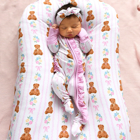 Gillian Ruffle Zip Bamboo Pajama