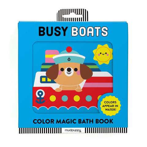 Color Magic Bath Book - Busy Boats