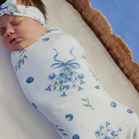 Knit Swaddle Blanket - Catherine
