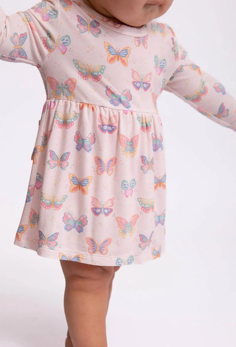 Butterfly Bliss Bamboo Bodysuit Dress