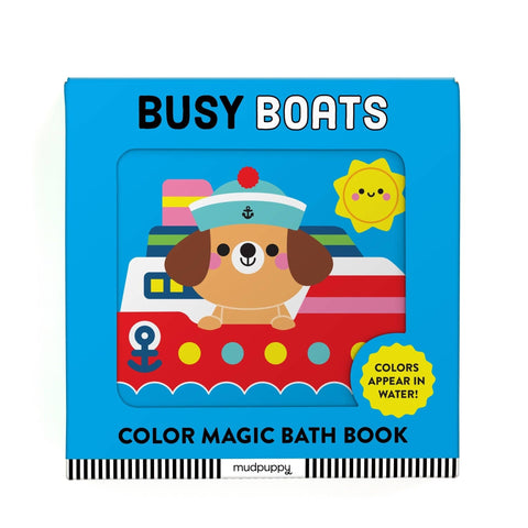 Color Magic Bath Book - Busy Boats