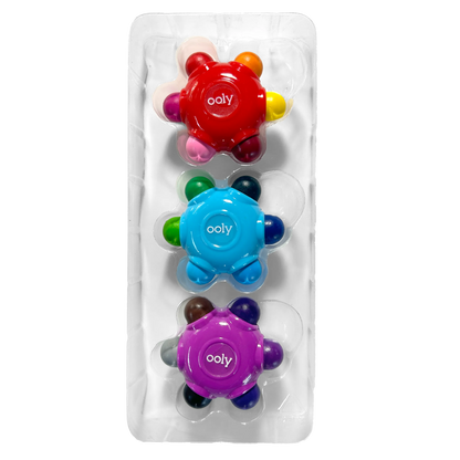 Color Burst Easy Grip Crayons (Set of 3)