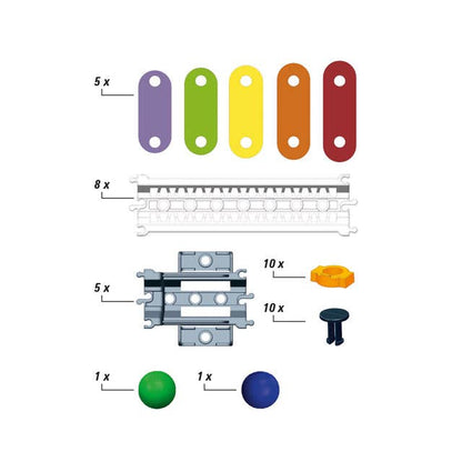 Action & Reaction Sound Track Building Set - Creative Toy Company