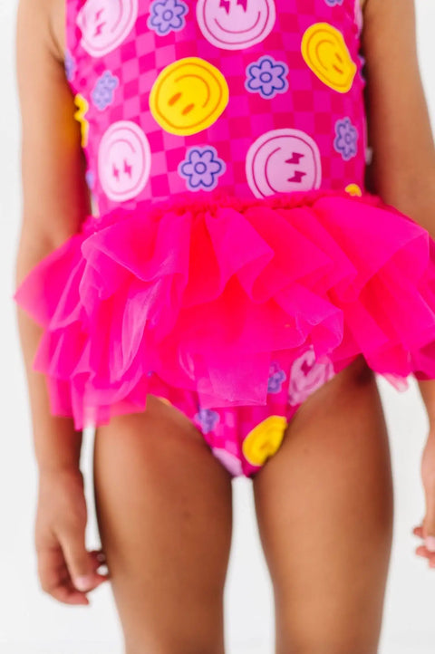 Electric Smiles Swimsuit With Tutu