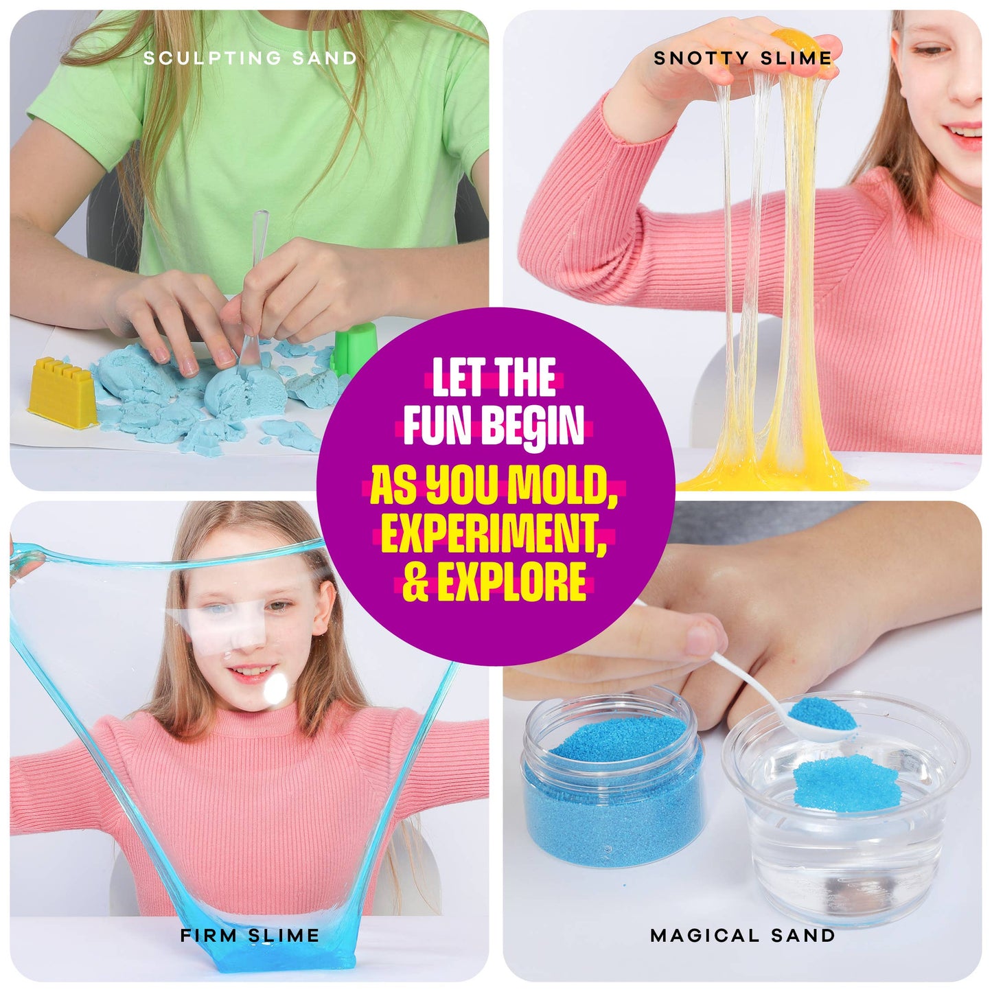 Slime, Putty & Sand Sensory Science Kit