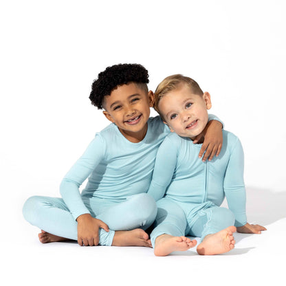 Adventure Blue Kids Bamboo Pajamas - Bellabu Bear