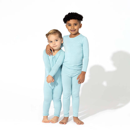 Adventure Blue Kids Bamboo Pajamas - Bellabu Bear