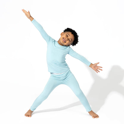 Adventure Blue Kids Bamboo Pajamas - Bellabu Bear