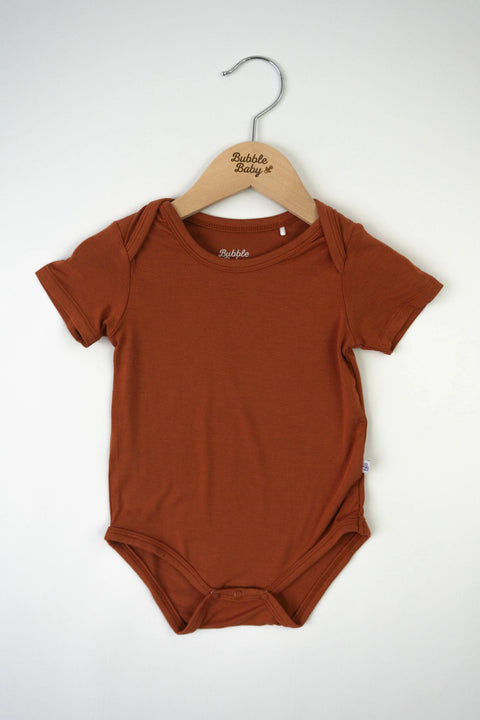 Short Sleeve Bodysuit | Pecan